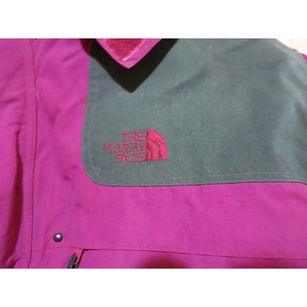 The North Face Extreme Gear Jacket Purple Puffer Coat Sz M color block